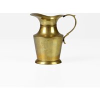 Vintage Messing Krug Vase 60Er Mid Century Modern Vintage Messing Krug Vase 60Er Mid Century Modern von HorsesForCourses