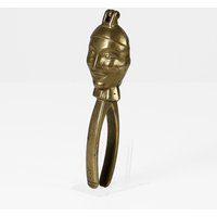 Vintage Messing Nussknacker Clown 60Er - Seltenes Mid Century Design Dekoratives Sammlerstück von HorsesForCourses