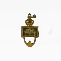 Vintage Messing Wandhaken Kaffeemühle 60Er Mid Century Modern Vintage Messing Wandhaken Kaffeemühle 60Er Mid Century Modern von HorsesForCourses