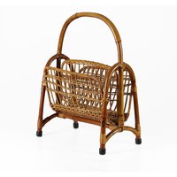 Vintage Rattan Zeitungsständer 70Er Vintage Rattan Zeitungsständer 70Er von HorsesForCourses