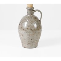 Vintage Steingut Flasche Mit Henkel 70Er Vintage Steingut Flasche Mit Henkel 70Er von HorsesForCourses