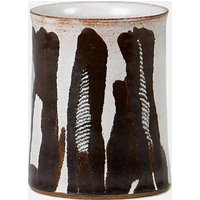 Vintage Studio Keramik Becher - 1970Er Handgemacht Dunkelbraunes Dekor Seltenes Einzelstück Vintage Studio Keramik Becher - 1970Er Handgemacht Dunkelbraunes Dekor Seltenes Einzelstück von HorsesForCourses