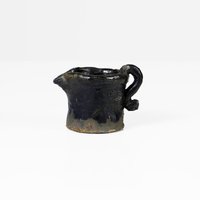 Vintage Studio Keramik Krug Dänemark Handgemacht Signiert Blaue Mini Vase Vintage Studio Keramik Krug Dänemark Handgemacht Signiert Blaue Mini Vase von HorsesForCourses
