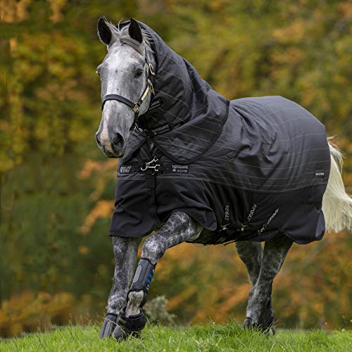 Horseware Amigo Bravo 12 Reflectech Plus Mittlerewahlbeteiligung Teppich 130cm Black/Reflective von Horseware