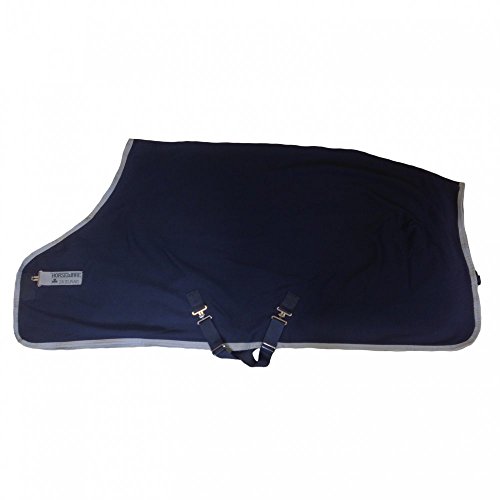 Horseware Amigo Jersey Cooler Abschwitzdecke Navy/Silver 115cm von AMIGO