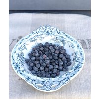 Antike Fußschale, Englisch Transferware, Brown - Westhead -Moore & Co., Brocante, Cottageromantik, Oldfarmhouse, Blaudekor Albion, Rar Antike Fußschale, Englisch Transferware, Brown - Westhead -Moore & Co., Brocante, Cottageromantik, Oldfarmhouse, Blaudekor Albion, Rar von HortensiaHus