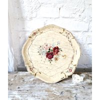 Uraltes, Handgemalte Tablett, Patinacharme, Brocante, Roses, Cottagecharme Uraltes, Handgemalte Tablett, Patinacharme, Brocante, Roses, Cottagecharme von HortensiaHus