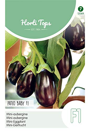 Hortitops 12069 Mini Eierfrucht - Ophelia F1 (Auberginensamen) von Hortitops