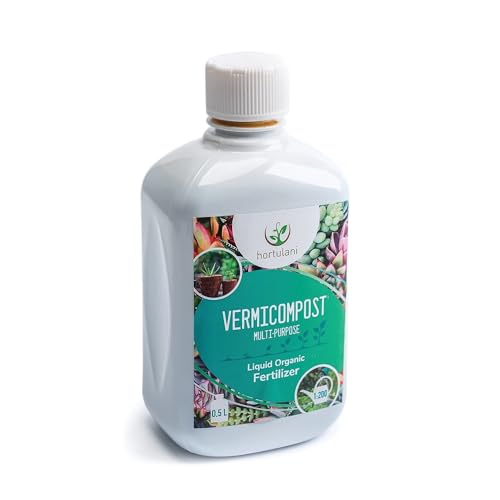 Hortulani Natürlicher Flüssigdünger aus Wurmkot - Organischer Langzeitdünger für Zimmer- & Gartenpflanzen, Gemüse & Blumen - Ergiebiger Bio-Pflanzen, 0,5L für 75L Gießwasser Hortulani Natürlicher Flüssigdünger aus Wurmkot - Organischer Langzeitdünger für Zimmer- & Gartenpflanzen, Gemüse & Blumen - Ergiebiger Bio-Pflanzen, 0,5L für 75L Gießwasser von Hortulani