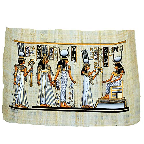Horus Artesanía de Egipto Original Papyrus handgefertigt und handgemalt in Ägypten. Maße ca. 33 cm x 43 cm ... B07MYNR3ZF von Horus Artesanía de Egipto