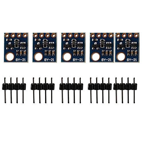 5 Stück Serie Si7021-21 SHT21 HTU21 Digitales Feuchtigkeitstemperatur-Sensormodul, ersetzt SHT11 SHT15 für IC-Modul CMOS, niedrig von Horyii