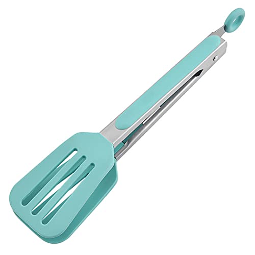 Hoshen 26,5 cm Küchen-Silikonzange, Edelstahlgriffe, Anti-Verbrühungsgrill-Clip, Brot-Steak, einziehbares Vorhängeschloss, Blau Hoshen 26,5 cm Küchen-Silikonzange, Edelstahlgriffe, Anti-Verbrühungsgrill-Clip, Brot-Steak, einziehbares Vorhängeschloss, Blau von Hoshen