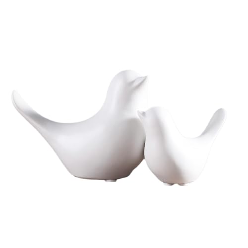 Hoshisea 2 Stück Weiß Keramik Vogeldekofiguren, Deko Vögelm, Deko Wohnzimmer Modern, Vogelattrappe, Wird für Kaffeetische, Zähler, Schreibtische Verwendet Hoshisea 2 Stück Weiß Keramik Vogeldekofiguren, Deko Vögelm, Deko Wohnzimmer Modern, Vogelattrappe, Wird für Kaffeetische, Zähler, Schreibtische Verwendet von Hoshisea