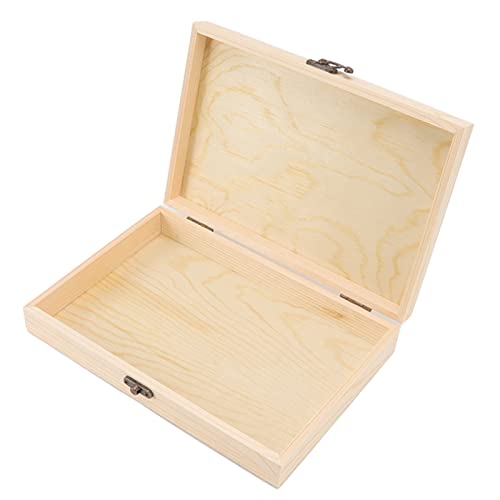 Zigarren-Aufbewahrungsbox Zigarren-Humidor aus Holz, Luftdichtes Design, Große Kapazität, Rechteckig, mit Abdeckung für Kalligraphie von Hosi