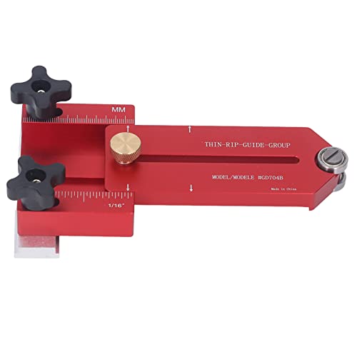Dünne Rip Jig, Fast Cutting Limit Table Saw Jig Guide Tool mit T-Schlitzschrauben für Wiederholte Schmale Streifenschnitte Dünne Rip Jig, Fast Cutting Limit Table Saw Jig Guide Tool mit T-Schlitzschrauben für Wiederholte Schmale Streifenschnitte von Hosie