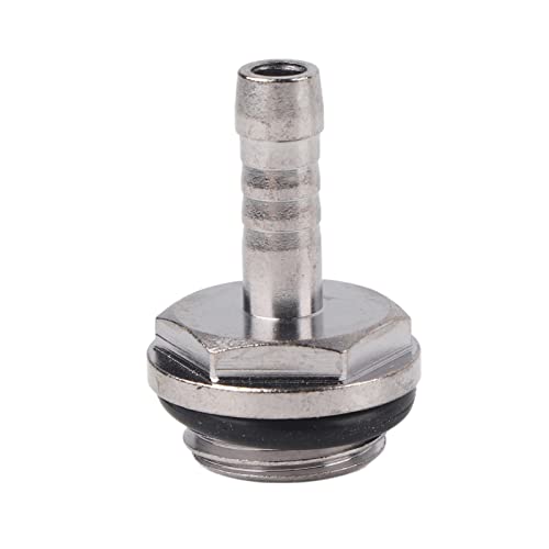 Hosie Zwei-Touch-Fitting, Widerhakenfitting, Rohrfittings, Widerhakenverbinder, Wasserkühlungsfitting Kupferfitting für Radiatoren für Wasserblöcke (6mm) von Hosie