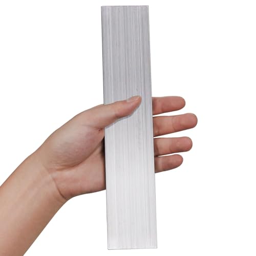 1 Stück quadratische Aluminiumstange, 0,31" Dicke x 1,97" Breite x 10" Länge, quadratische 6061 Aluminium-Flachplatte, 8 x 50 x 254 mm T6511 Massiv, neu aus der Mühle 1 Stück quadratische Aluminiumstange, 0,31" Dicke x 1,97" Breite x 10" Länge, quadratische 6061 Aluminium-Flachplatte, 8 x 50 x 254 mm T6511 Massiv, neu aus der Mühle von Hosifiy