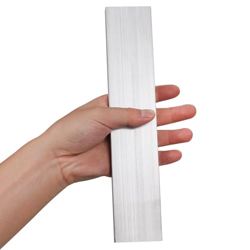 1 Stück quadratische Aluminiumstange, 0,63" Dicke x 1,97" Breite x 10" Länge, quadratische 6061 Aluminium-Flachplatte, 16 x 50 x 254 mm T6511 Massiv, neu aus der Mühle 1 Stück quadratische Aluminiumstange, 0,63" Dicke x 1,97" Breite x 10" Länge, quadratische 6061 Aluminium-Flachplatte, 16 x 50 x 254 mm T6511 Massiv, neu aus der Mühle von Hosifiy