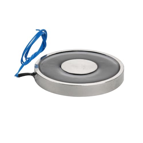 Elektromagnet, 12±2V Betriebsspannung, Der maximale Saugwert beträgt 25Kg/245N, 70 x 10mm Der runde Saugnapf Elektromagnet von Hosifiy