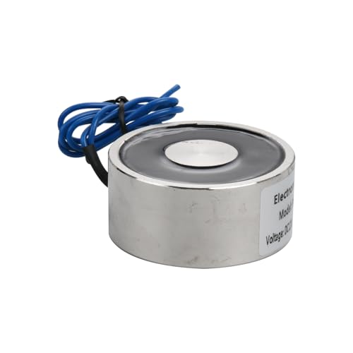 Elektromagnet, 12±2V Betriebsspannung, Der maximale Saugwert beträgt 85Kg/834N, 65 x 30mm Der runde Saugnapf Elektromagnet von Hosifiy