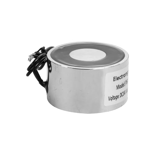Elektromagnet, 24±2V Betriebsspannung, Der maximale Saugwert beträgt 80Kg/785N, 59 x 34mm Der runde Saugnapf Elektromagnet von Hosifiy