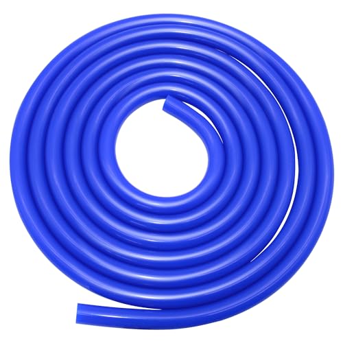 Hosifiy Blau Silikon Vakuumschlauch 6x10mm(ID x OD), 4m Flexibler Silikon Unterdruckschlauch Auto 6mm Vakuum Silikonschläuche für Motor von Hosifiy