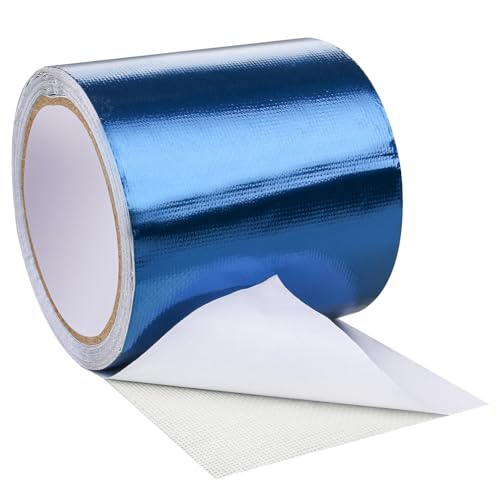 Hosifiy PVC Planenband, 8m x 10cm PVC Planen Reparaturband für PVC beschichtetes Sonnenschirm, LKW abdeckplane, Nylon, Zelt, Markisentuch Blau von Hosifiy
