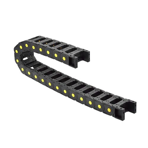 Hosifiy Schleppkette Kabelträger, Offener Typ Drahtschleppkette Kabelträger R100 30 * 57mm L1000mm Kabelschleppkette für 3D Drucker Elektrische CNC Router Maschinen von Hosifiy