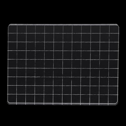Hosifiy Stempelset Acrylblock für Silikonstempel 9x12cm Acryl Stempelblock Set mit Gitter Linien, Transparent Acrylblock Stempel Stanzblöcke für Scrapbooking, Kartenherstellung, Crafts Making von Hosifiy
