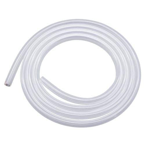 Hosifiy Transparente Silikonschlauch, Lebensmittelqualität Flexible Silikonschlauch 7mm ID x 11mm OD Klar Silikonkautschuk Schlauch für die Übertragung von Wasser Luft Öl, 3m von Hosifiy