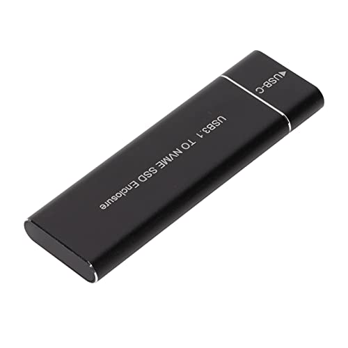 Hosit M.2 NVMe SSD-Gehäuse, SSD-Gehäuseadapter für 6-Gbit/S-Hochgeschwindigkeitsübertragung für PC-Aluminiumlegierung von Hosit