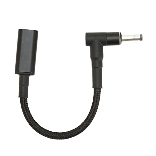 Hosit USB-C auf 4,0 X 1,7 Mm DC-Adapterkabel, Kleines 100-W-USB-C-Buchse auf 4,0 X 1,7 Mm DC-Stecker-Adapter-Ladekonverter für Laptop-Computer von Hosit