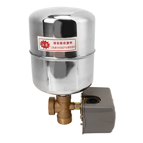 Pumpenschalter Druckbehälter, 110-230V Praktischer Wasserpumpen-Druckschalter Lecksuche für Garten von Hosit