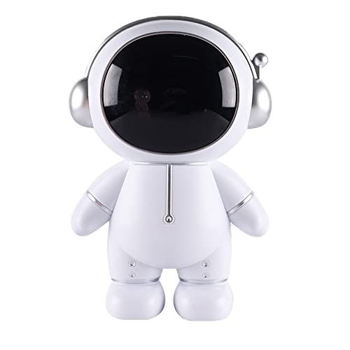 Hosoncovy Astronaut Sparschwein Spardose Spaceman Spardose Astronaut Figur Dekor Desktop Skulptur Statue (Silber) von Hosoncovy