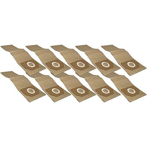 10 Industrie- Baustellen- Gewerbe- Heavy Papier Staubsaugerbeutel kompatibel für Kärcher 6.904-263.0, A2801 plus von Hossi's Wholesale