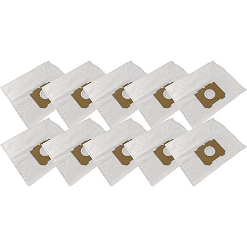 10 Staubsaugerbeutel aus Microvlies + 1 Motorschutzfilter passend für Progress Diamant 610 von Hossi's Wholesale