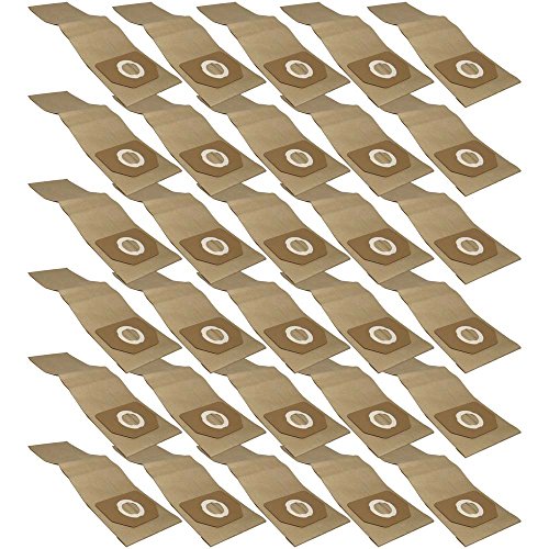 30 Industrie- Baustellen- Gewerbe- Heavy Papier Staubsaugerbeutel passend für SOTECO Nevada 503 R, 6.904-263.0 von Hossi's Wholesale