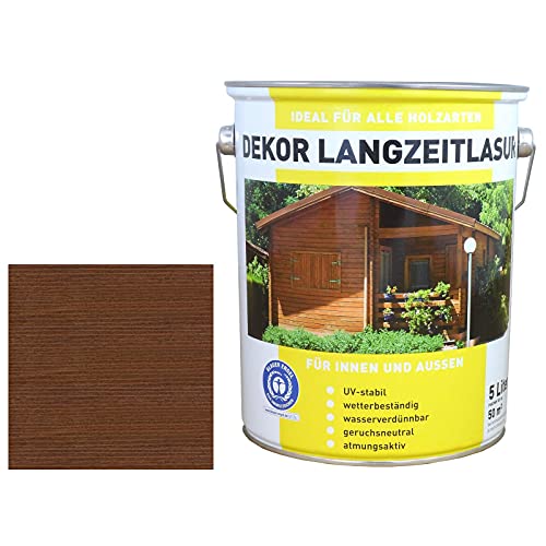 5 Liter Premium Holzlasur LF | Holzschutzlasur | Feuchteschutz | Palisander | made by Wilckens von Hossi's Wholesale