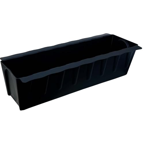 Hossi's Wholesale 2 Euro-Paletten Blumenkästen-Einsätze | 37,3cm Schwarz | Pflanzkasten für Europalette Palette | Balkonkasten | Blumentopf | aus stabilen Kunststoff | Made in Germany von Hossi's Wholesale