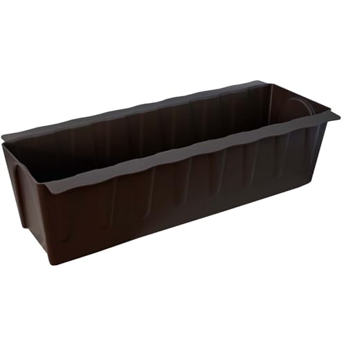 Hossi's Wholesale 6 Euro-Paletten Blumenkästen-Einsätze | 37,3cm Braun | Pflanzkasten für Europalette Palette | Balkonkasten | Blumentopf | aus stabilen Kunststoff | Made in Germany von Hossi's Wholesale