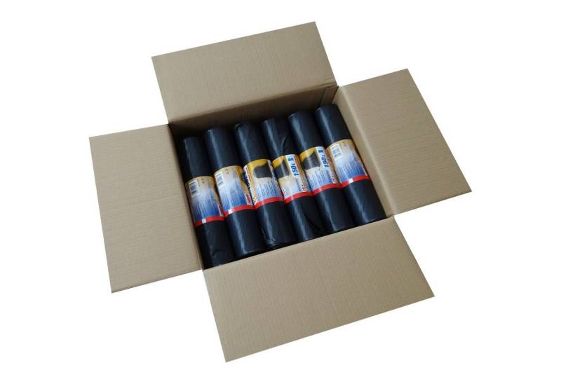 Hossi's Wholesale Müllbeutel 120 Abfallbeutel 150L Karton Rolle Müllsack Säcke Tüten Schwarz Garten von Hossi's Wholesale