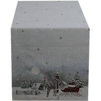 HOSSNER - HOMECOLLECTION Tischläufer "Nicky, Weihnachtsdeko, Winterzeit", (1 St.), mit weihnachtlichem Motiv von Hossner - Homecollection