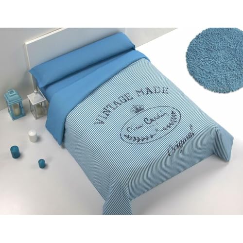 Hosteline Bettwäsche-Set, hergestellt in Blau, für Betten mit 135 cm, 3-teilig Hosteline Bettwäsche-Set, hergestellt in Blau, für Betten mit 135 cm, 3-teilig von Hosteline