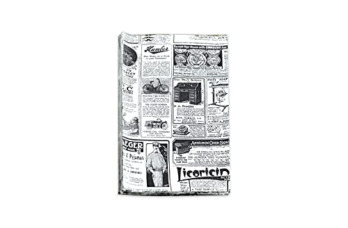 Hostelnovo - 100 Stück Fettpapier zum Verpacken von Lebensmitteln - Einheitsgröße von 32 x 20 cm - Speziell für Basket Chips und alle Arten von Behältern - Zeitungspapier von Hostelnovo