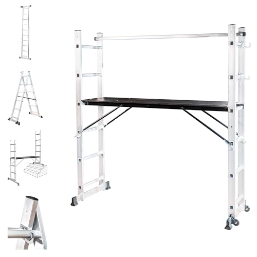 Scaffoldax2x6 Mehrzweck-Klappleiter mit Plattform von Hoström