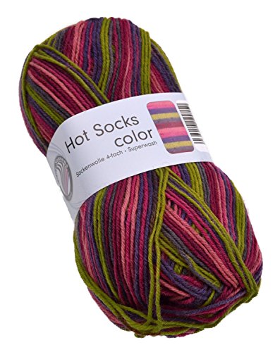 Hot Socks color Gründl Farbe 402 Sockenwolle Strumpfwolle Wolle zum Socken Stricken Hot Socks color Gründl Farbe 402 Sockenwolle Strumpfwolle Wolle zum Socken Stricken von Hot Socks color