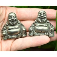 1.5' Pyrit Buddha Statuen, Handgeschnitzter Kristall Buddha, Heildekor, Für Geschenk Buddha, Glücks Dekor.raum Dekor von HotBeadsFancy