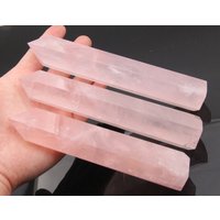 Bergkristall Turm.großer Rosenquarz Obelisk Turm.rosenquarz Spitze, Kristallstäbe, Obelisk Turm, Heilkristall, Home Decor Tower, Geschenk Für Sie von HotBeadsFancy