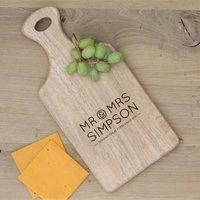Personalisierte Paddelbretter - Personalisiertes Käsebrett Geschenk Schneidebrett Aus Holz Jahrestag Hochzeitsgeschenk Paare von HotDotLaser
