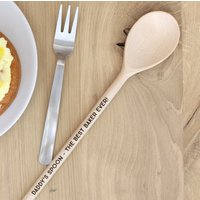 Personalisierter Holzlöffel Backgeschenk Für Bäcker von HotDotLaser
